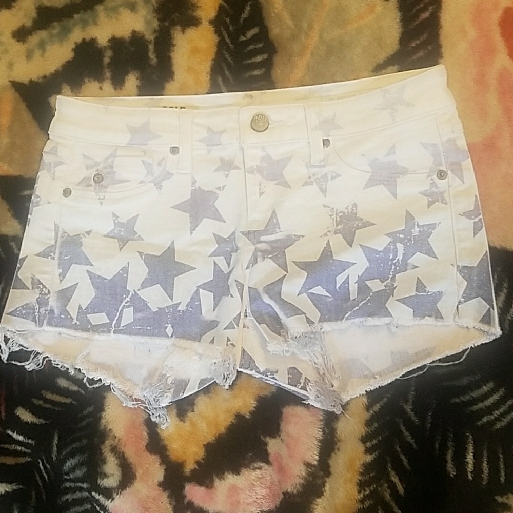 Bleeker Baby White Denim Shorts Size 26